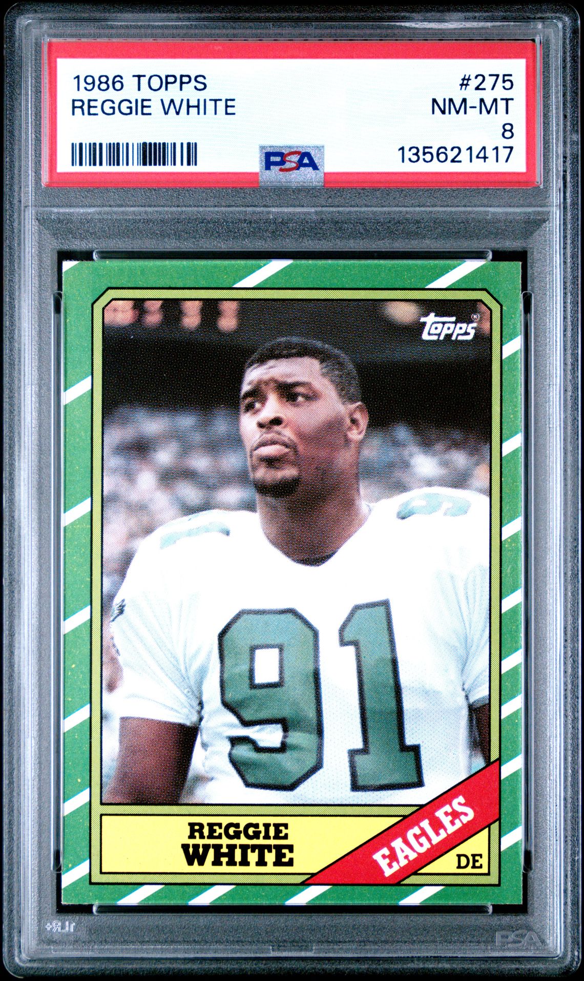 1986 Topps TOPPS White #275 Reggie White front