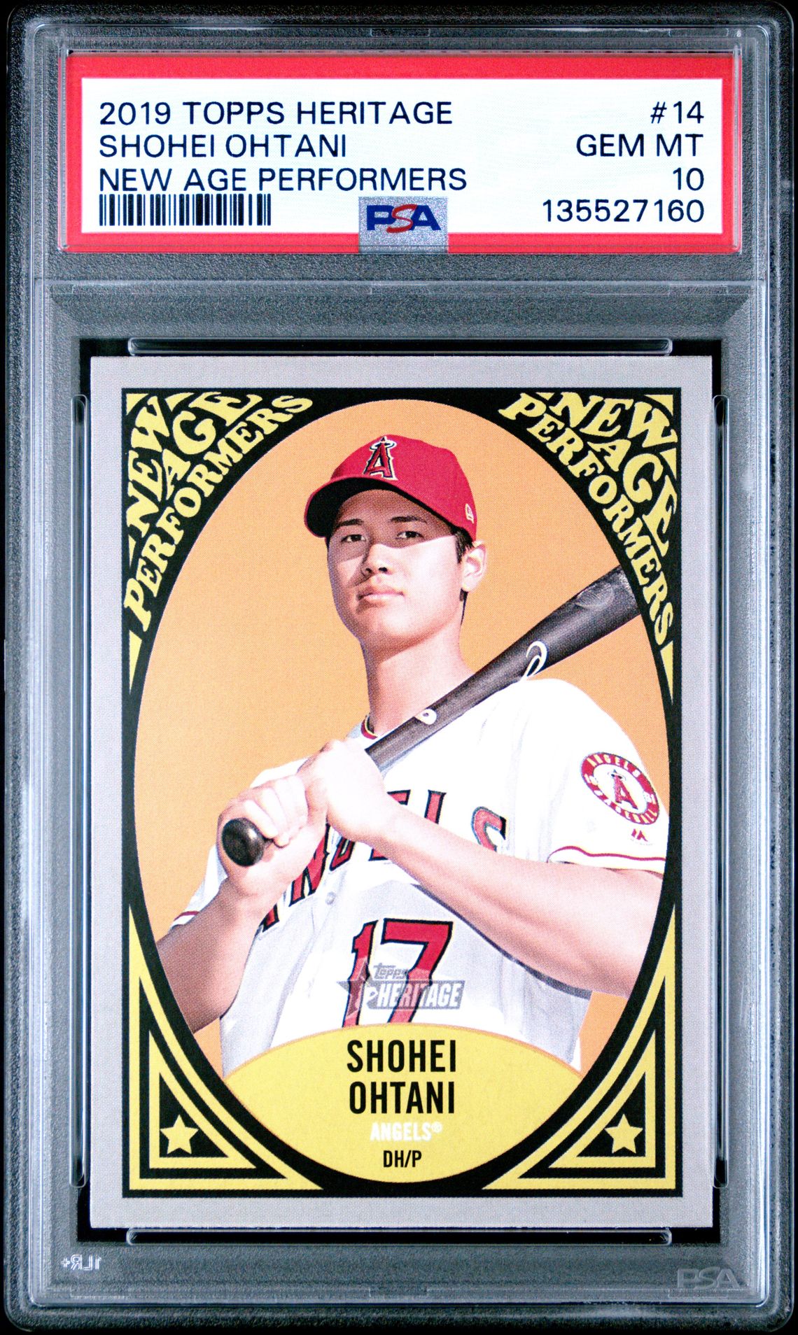 2019 Topps TOPPS HERITAGE NEW AGE PERFORMERS #14 Shohei Ohtani front