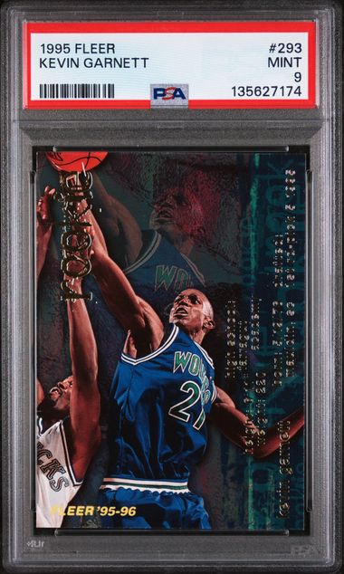1995 Fleer #293 Kevin Garnett front