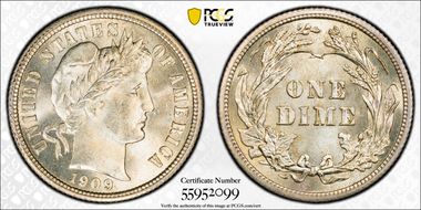 1909 10C MS66+