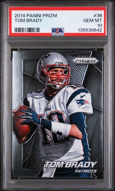 2014 Panini PANINI PRIZM #36 Tom Brady front