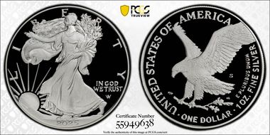 2025-S $1 Silver Eagle First Strike PR70DCAM