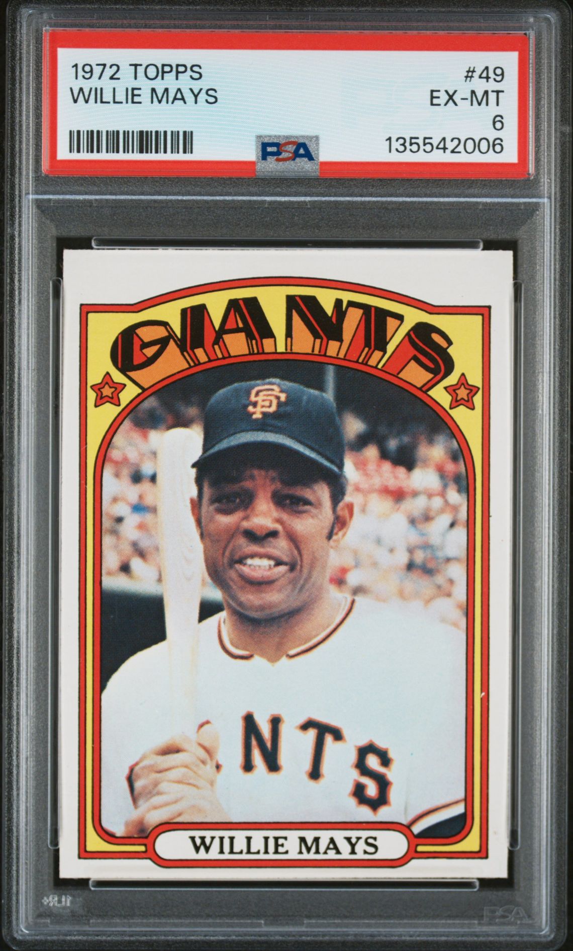 1972 Topps TOPPS #49 Willie Mays front