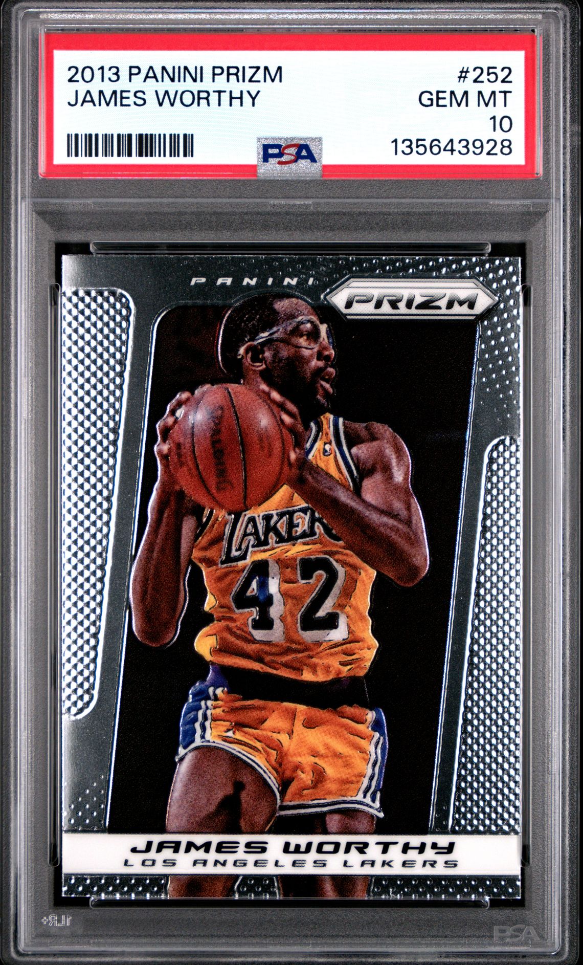 2013 Panini PANINI PRIZM #252 James Worthy front