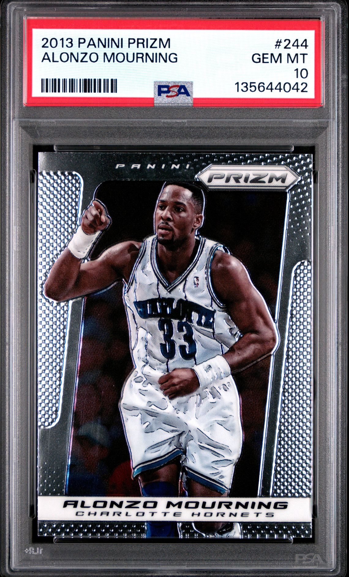 2013 Panini PANINI PRIZM #244 Alonzo Mourning front