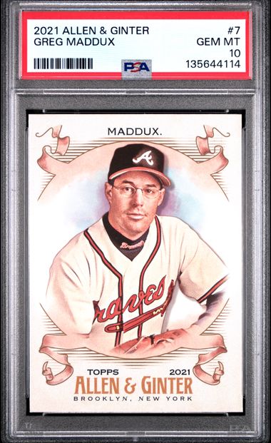 Topps Greg Maddux front