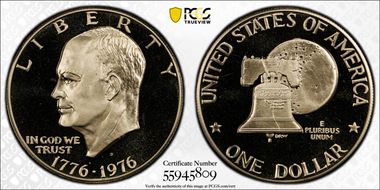 1976-S $1 Clad Type 2 PR69DCAM