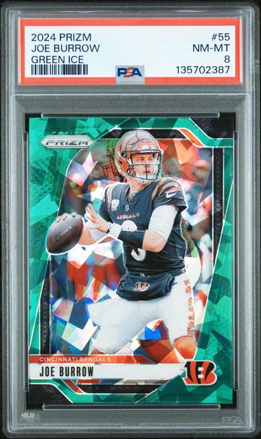 2024 Panini Prizm Green #55 Joe Burrow front