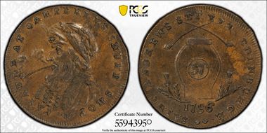 1796 Tk 1/2D DH-15 Lothian, Edinburgh MS62BN