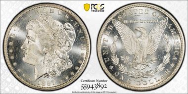 1887-S $1 MS66