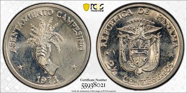 1973 2 1/2C F.A.O. MS66