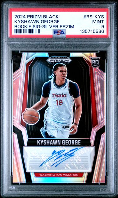 2024 Panini Prizm Silver #RS-KYS Kyshawn George front