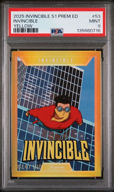 Invincible Yellow Color Code Cert Verification 135660716
