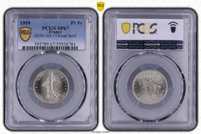 1959 P1 Fr GEM-104.17 Essai Serif SP67