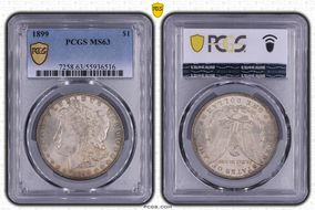 1899 $1 MS63