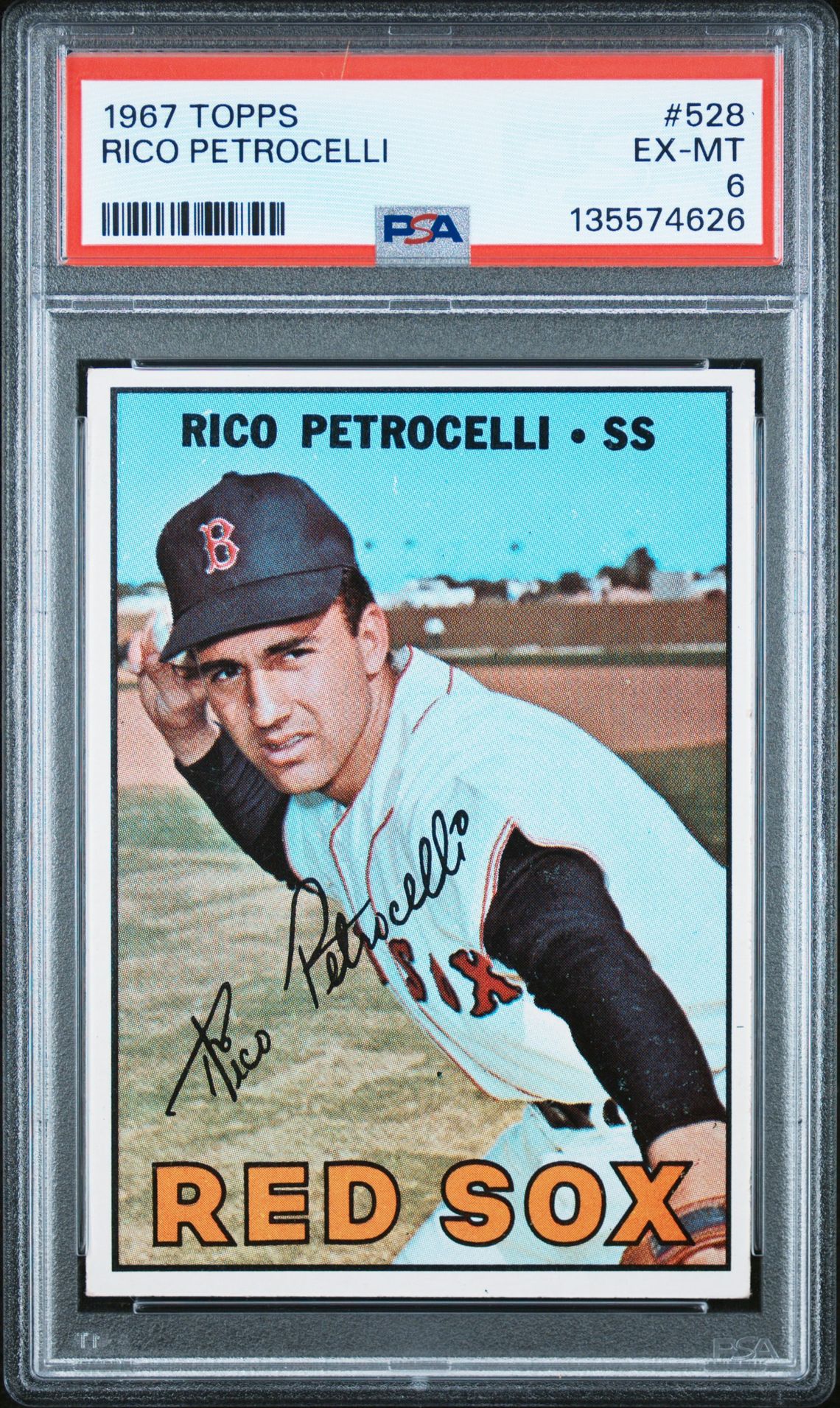 1967 Topps Rico Petrocelli #528 Ex-Mt 6 front