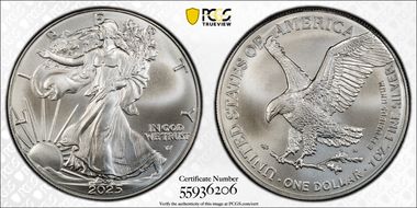 2025 $1 Silver Eagle First Strike MS69