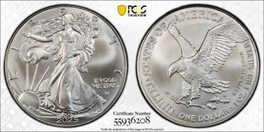 2025 $1 Silver Eagle First Strike MS69