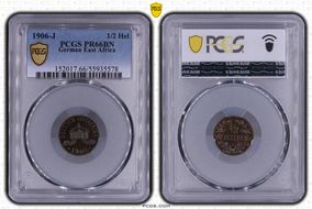 1906-J 1/2 Hel KM-6 PR66BN