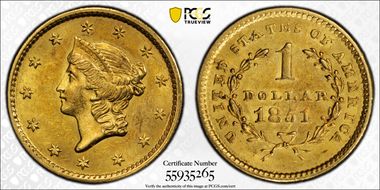 1851 G$1 MS61