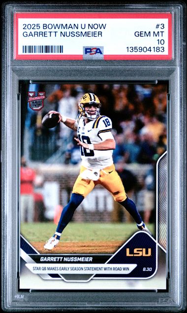 2025 Bowman #3 Garrett front