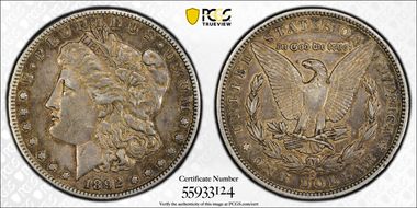 1892-S $1 XF45