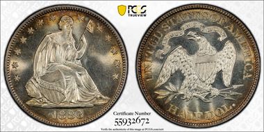 1883 50C MS67