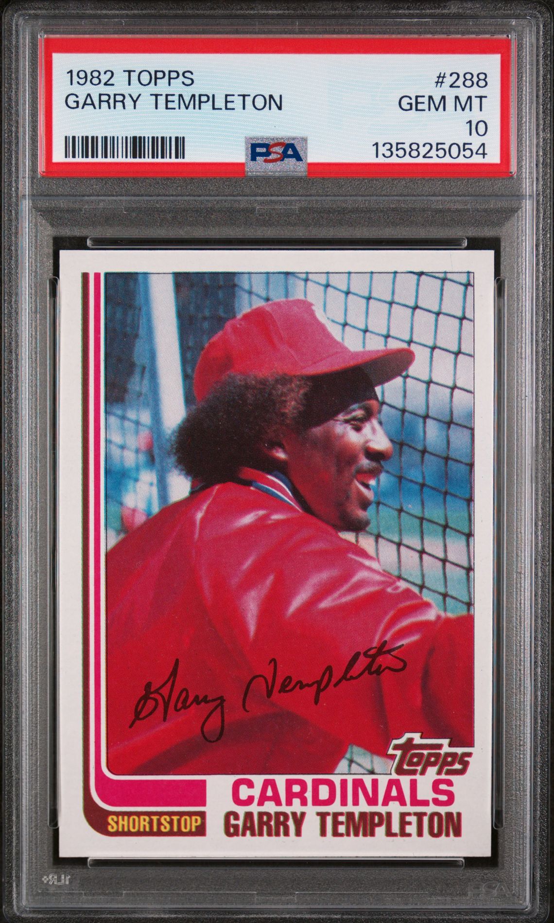 1982 Topps TOPPS #288 Garry Templeton front