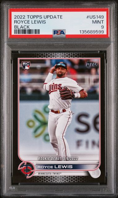 2022 Topps Topps Update Black #US149 Royce Lewis front