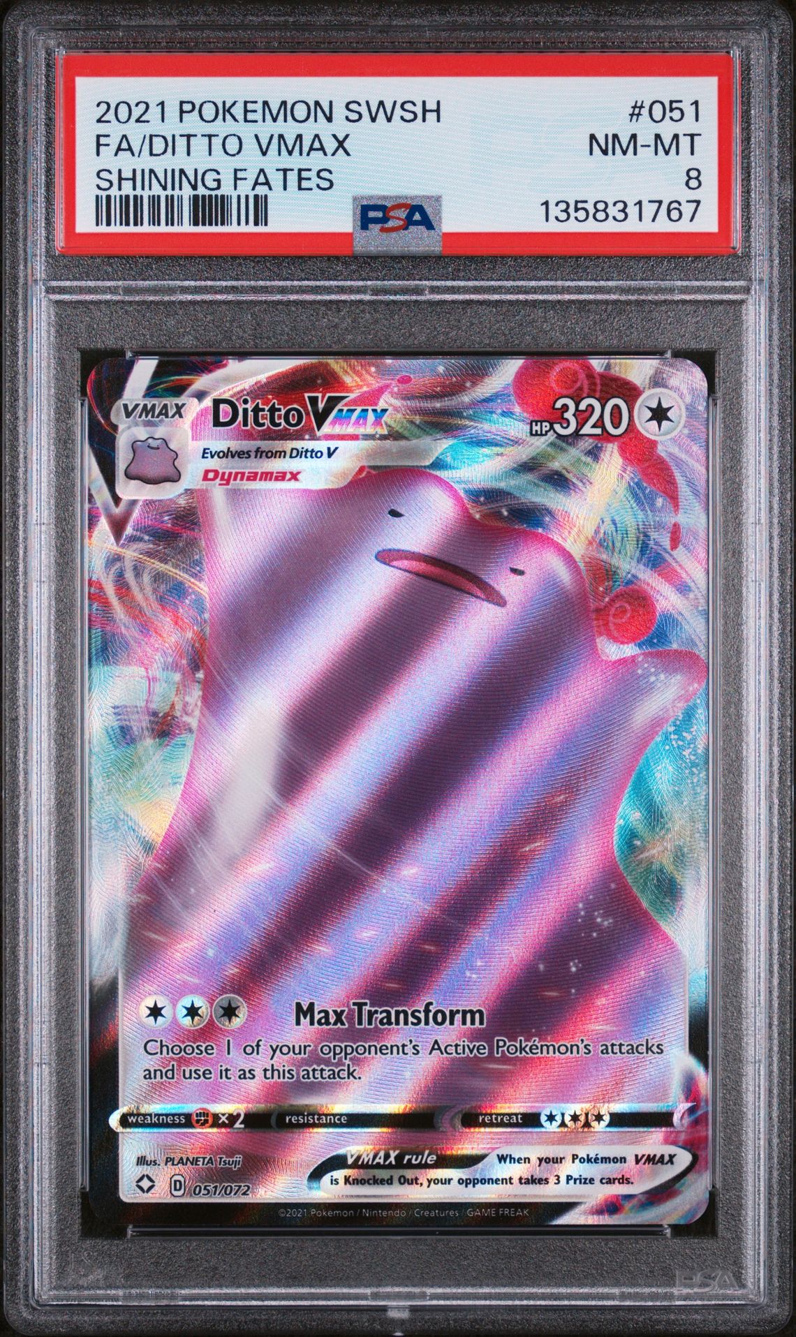 #051 FULL ART/DITTO VMAX