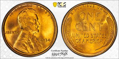 1934 1C MS67RD