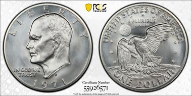 1971-S $1 J-2147 SP67