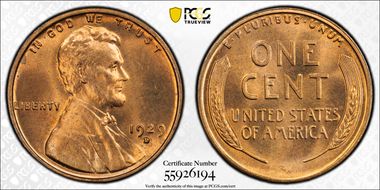 1929-D 1C MS66RD