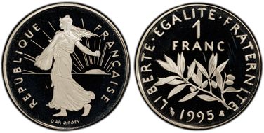 1995 1 Fr Gad-474 PR69DCAM