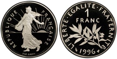 1996 1 Fr Gad-474 PR69DCAM
