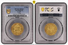 1593 2 Duc Fr-689 MS62