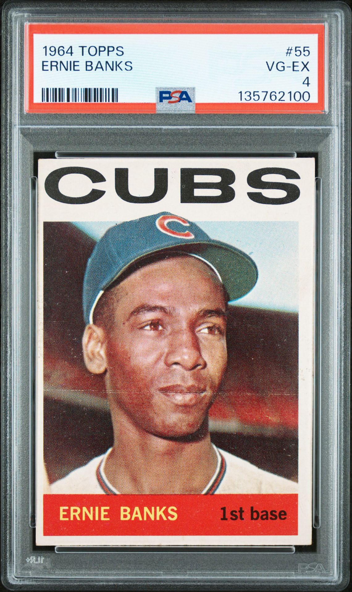 1964 Topps TOPPS #55 Ernie Banks front