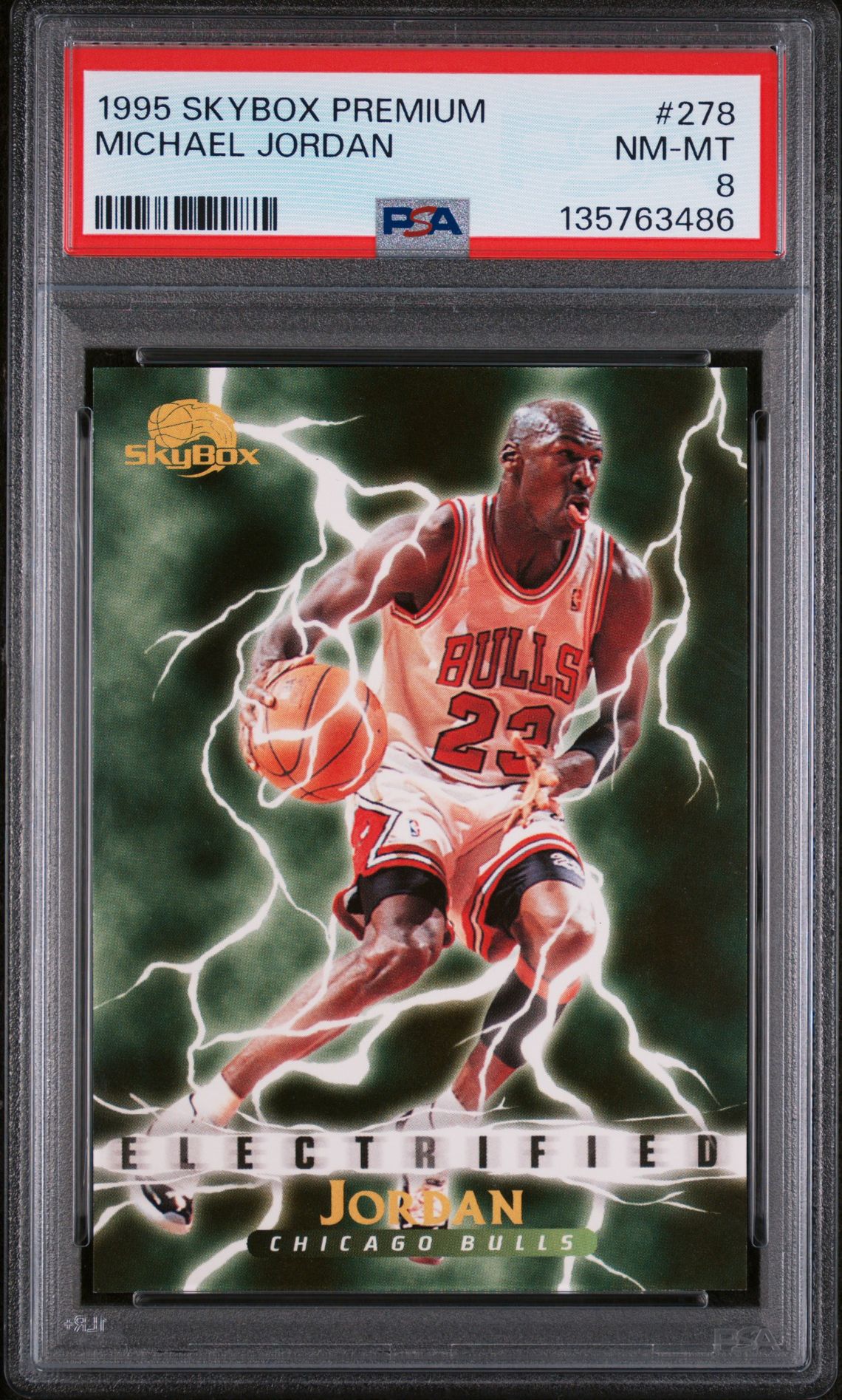 1995 SkyBox SKYBOX PREMIUM #278 Michael Jordan front