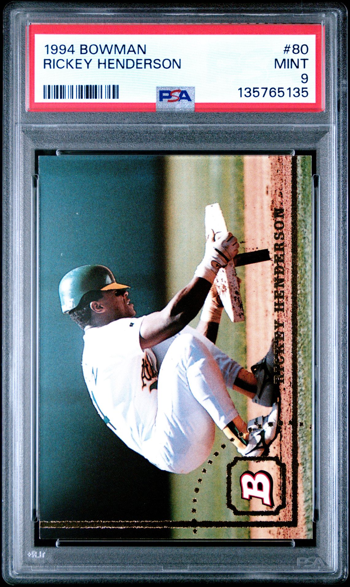 1994 Bowman BOWMAN #80 Rickey Henderson front