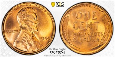 1949 1C MS67RD