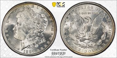 1886 $1 MS67