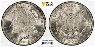 1892 $1 MS64