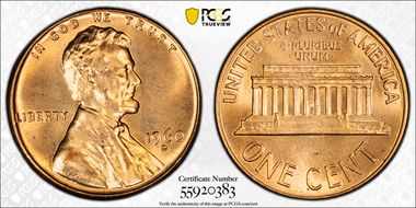 1960-D 1C Large Date MS67RD