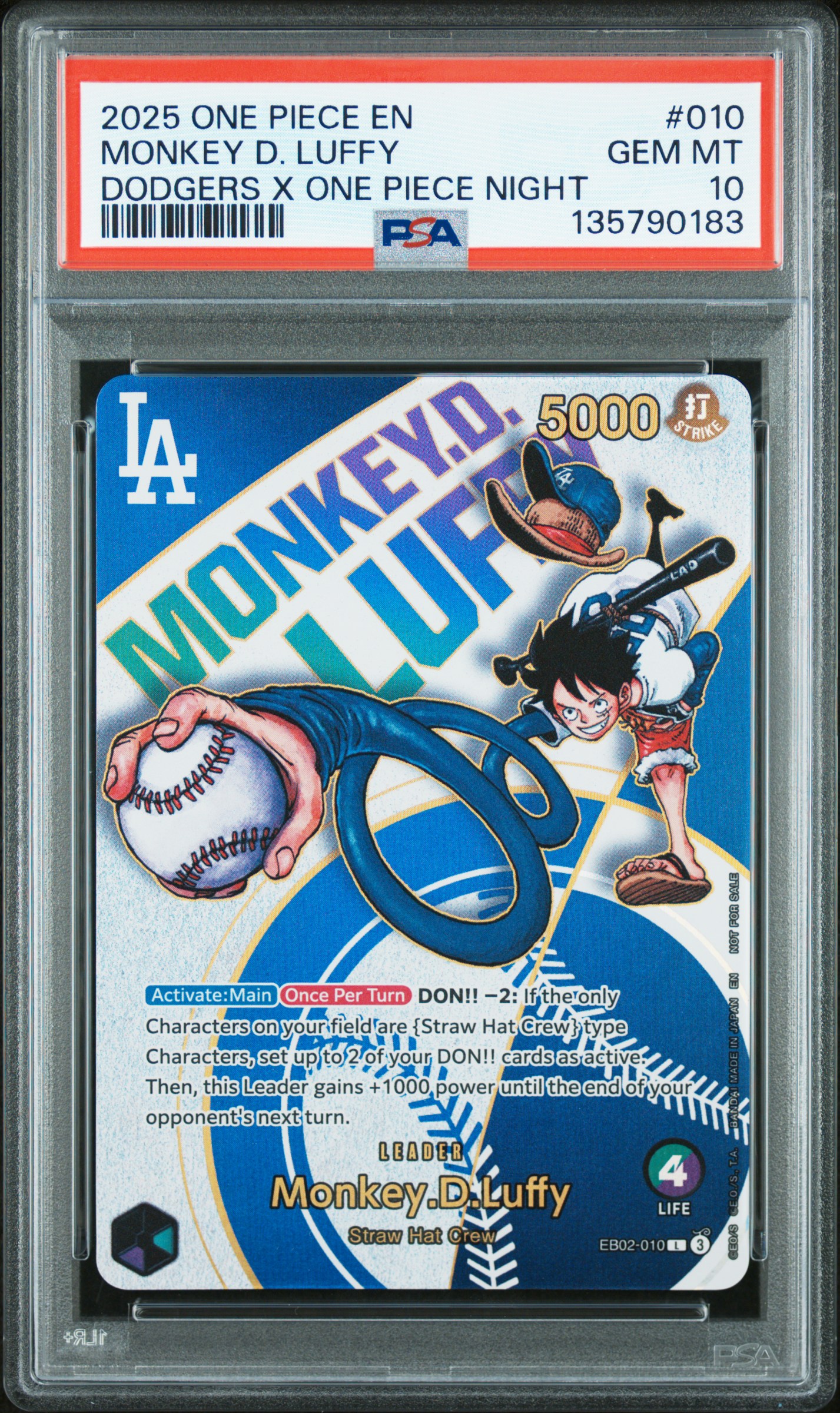 Myst Cache - Graded Collection's 2025 One Piece Promos Monkey D