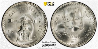 1978-Mo Onza KM-M49b.2 Type 2 MS66