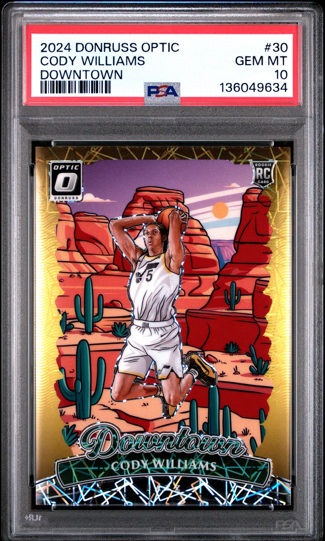 2024 Panini PANINI DONRUSS OPTIC DOWNTOWN #30 Cody Williams front