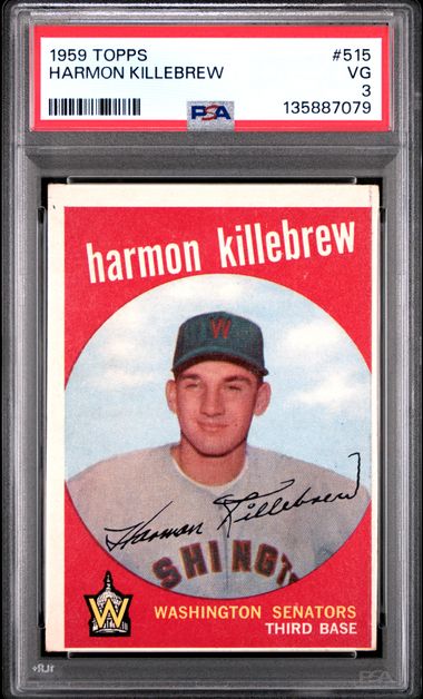 1959 Topps #515 Harmon Killebrew front