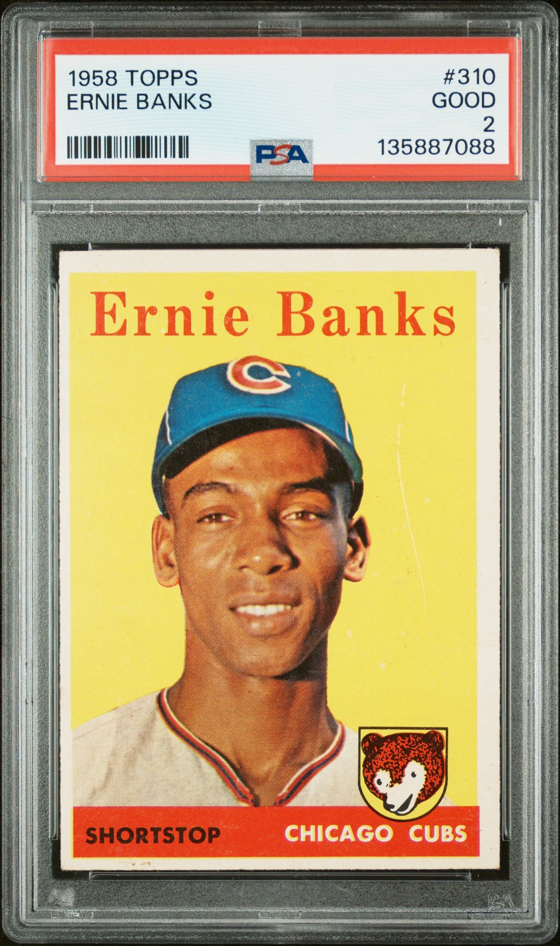 1958 Topps TOPPS #310 Ernie Banks front