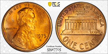 1975-D 1C MS64RD