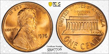 1976 1C MS66RD